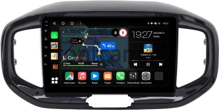 Kia KX1 2018-2024 (глянцевая) Canbox M-Line 4543-10-1460 на Android 10 (4G-SIM, 2/32, DSP, QLed)