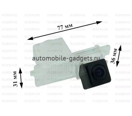 Pleervox PLV-AVG-SSY01 камера заднего вида для SsangYong Actyon II 2010+, Actyon Sports 2007+, Kyron 2005-2015, Rexton 2002+, Rodius 2004+, Stavik 2013+