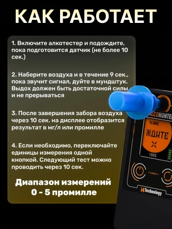 AlcoHunter XE алкотестер профессиональный