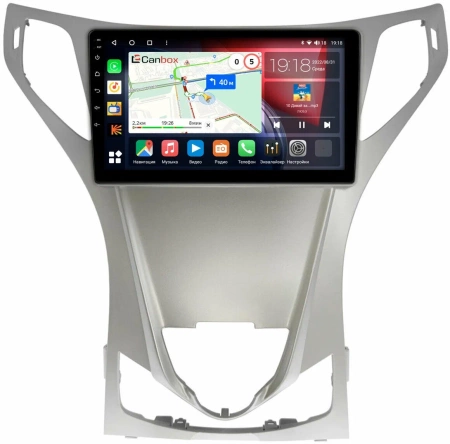 Hyundai Grandeur 5, Azera 2 2011-2016 Canbox L-Line 4167-9-2550 на Android 10 (4G-SIM, 3/32, TS18, DSP, QLed)