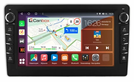 Toyota Vios 2003-2007 (100*200mm, матовая) Canbox H-Line 7838-10-0491 на Android 10 (4G-SIM, 6/128, DSP, QLed) С крутилками