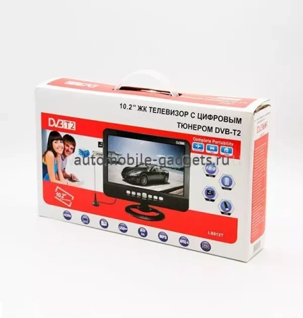 Автомобильный портативный телевизор Eplutus LS-912T с DVB-T2 9"