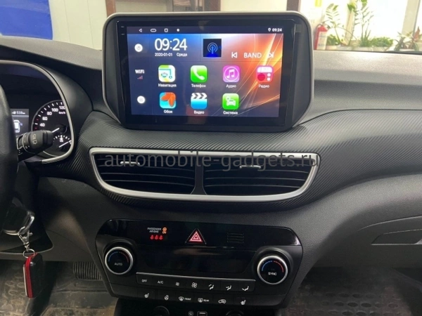 Штатная магнитола Canbox EVO 2K 5830-10-0609 для Hyundai Tucson 3 2018-2021 на Android 14 (4G-SIM, 12/256, DSP, QLed, AI, 360)