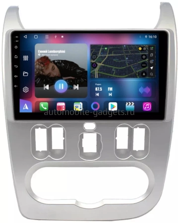 FarCar S500 TM752M штатная магнитола для Lada Largus 2012+, Renault Sandero, Logan 2009-2014 на Android 14 c 2Gb, DSP, 4G