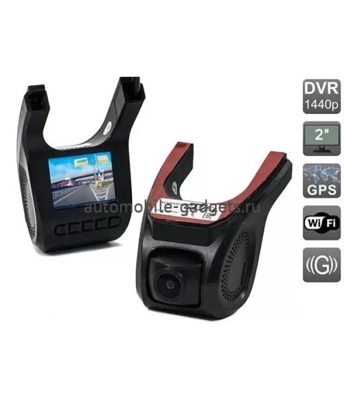 Универсальный автомобильный Ultra HD видеорегистратор AVS400DVR (#120) с монитором и GPS