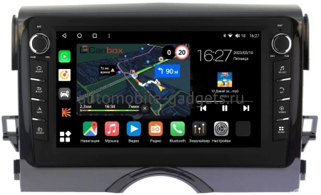Toyota Mark X 2 2009-2019 (для авто с навигацией) Canbox M-Line 7831-9-168 Android 10 (4G-SIM, 2/32, DSP, IPS) С крутилками