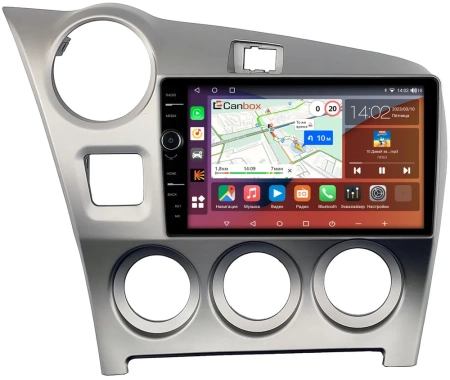 Toyota Matrix 2 (E140) 2008-2014 Canbox H-Line 7845-9-2291 на Android 10 (4G-SIM, 8/256, DSP, QLed)