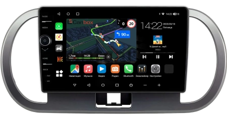 Nissan Moco 2 2006-2011 (темно-серая) Canbox M-Line 7840-9-1730 на Android 10 (4G-SIM, 2/32, DSP, QLed)
