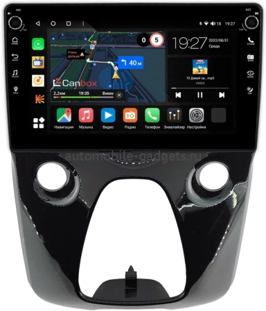 Toyota Aygo 2 2014-2024 Canbox M-Line 7805-10-1458 на Android 10 (4G-SIM, 2/32, DSP, QLed) С крутилками