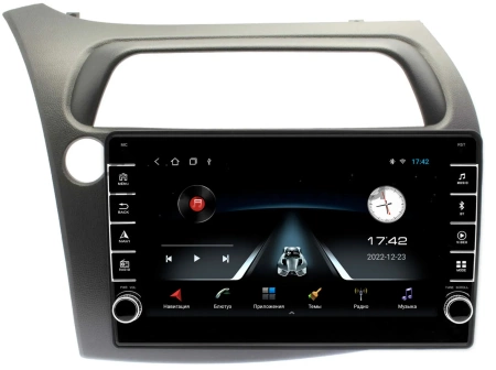 Штатная магнитола Canbox BGT9-HO107N для Honda Civic 8 5D 2005-2012 (левый руль, хэтчбэк) 2/32 Android 10 (IPS, DSP, CarPlay)