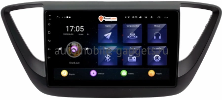 Hyundai Solaris 2 2017-2024 (черная, матовая) OEM RK9-0234 Android 10 (CarPlay, AHD, 1/32)
