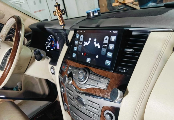 Nissan Patrol (Y62) 2010-2024, Armada 2 2016-2020 (Тип B, для авто с кнопкой TEL, can RZC) Canbox RS9-3192 1.5/32 Android 10 (IPS, DSP, CarPlay)