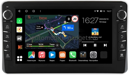 Штатная магнитола Canbox M-Line 7835-10-1470 для Renault Arkana, Duster 2, Master 2019-2024 на Android 10 (4G-SIM, 2/32, DSP, QLed) С крутилками
