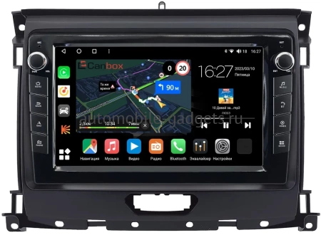 Штатная магнитола Ford Ranger 4 2015-2022 Canbox M-Line 7821-9-0930 Android 10 (4G-SIM, 2/32, DSP, IPS) С крутилками
