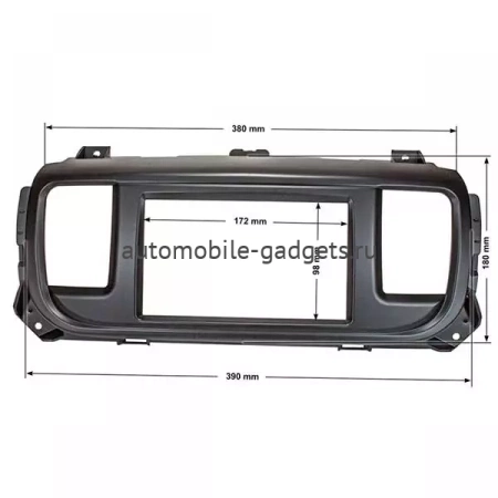 Incar YE-CI016 Переходная рамка для установки магнитолы 7 дюймов Citroen Dispatch, Jumpy, Spacetourer, Peugeot Expert, Traveller 2016+