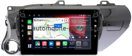 Toyota Hilux 8 2015-2024 (руль слева) Canbox H-Line 7807-1056 на Android 10 (4G-SIM, 4/64, DSP, QLed) С крутилками (для любой комплектации) Toyota Hilux 8 2015-2024 (руль слева) Canbox H-Line 7807-1056 на Android 10 (4G-SIM, 4/64, DSP, QLed) С крутилками (для любой комплектации)
