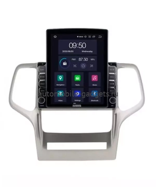 Carmedia OL-9254-12-D ("Тесла-стиль") магнитола для Jeep Grand Cherokee 2010-2013 на Android 10 с 4Гб и DSP