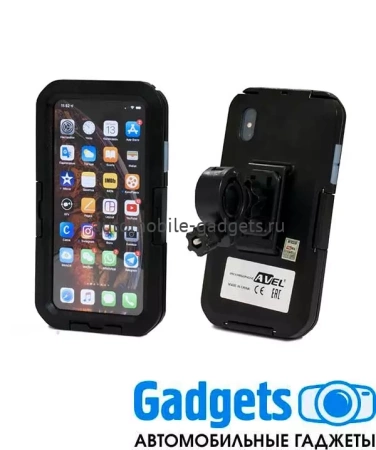 DRCXSMaxIPHONE Водонепроницаемый чехол-держатель для iPhone XS Max на велосипед и мотоцикл(черный)