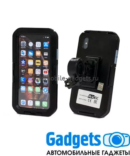 DRCXSMaxIPHONE Водонепроницаемый чехол-держатель для iPhone XS Max на велосипед и мотоцикл(черный)