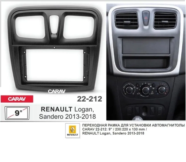 FarCar S500 TM3051-9M штатная магнитола для Renault Logan, Sandero 2013+ на Android 14 c 2Gb, DSP, 4G