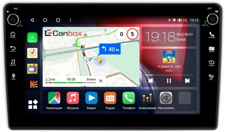 Hyundai Accent 2 1999-2003 Canbox M-Line 7801-9-HY210N на Android 10 (4G-SIM, 2/32, DSP, IPS) С крутилками
