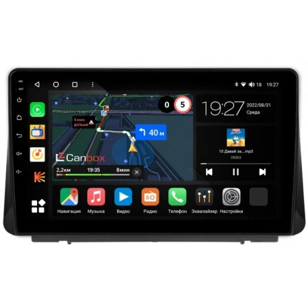 Штатная магнитола Canbox M-Line 4543-10-1822 для Ford Focus 4 2018-2024 на Android 10 (4G-SIM, 2/32, DSP, QLed)