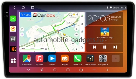 Штатная магнитола Subaru Impreza 2, Impreza WRX 2, STi 2000-2007 Canbox H-Line 2K 4180-9381 на Android 10 (4G-SIM, 4/32, DSP, QLed)