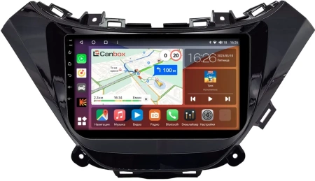 Штатная магнитола Chevrolet Malibu 9 2015-2024 (глянцевая) Canbox H-Line 4166-9-0470 на Android 10 (4G-SIM, 4/32, DSP, QLed)