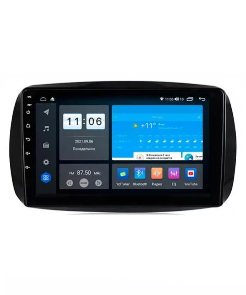 Vomi ZX460R9-9863-LTE штатная магнитола для Smart ForTwo/Forfour 2014+ на Android 10 с 2GB, DSP, 4G