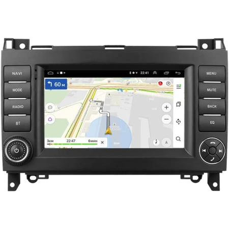 Volkswagen Crafter 2006-2016 (Вид 1, оранжевая подсветка клавиш) Canbox 1.5/32 на Android 10 (RS7-RP-6498-475) (IPS, DSP, CarPlay)
