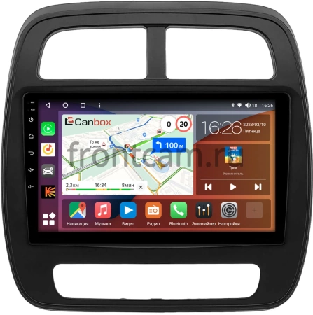 Штатная магнитола Renault City K-ZE 2019-2024 Canbox H-Line 4166-9-0387 на Android 10 (4G-SIM, 4/32, DSP, QLed)
