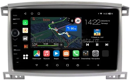 Штатная магнитола Toyota Land Cruiser 100 2002-2007 Canbox M-Line 7850-1098 на Android 10 (4G-SIM, 2/32, DSP, QLed)