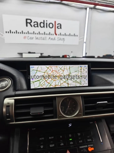 Radiola RDL-LEX-IS Low монитор 10,25" для Lexus IS (2013-2018) (шайба) на Android 13, 8/128GB, CarPlay, 4G