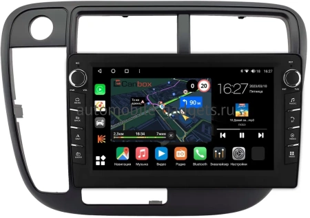 Штатная магнитола Honda Civic 6 1995-2000 (без климата, левый руль) Canbox M-Line 7831-9-0178 на Android 10 (4G-SIM, 2/32, DSP, IPS) С крутилками