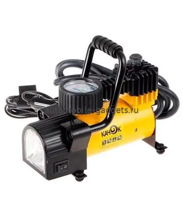 Автомобильный портативный компрессор Качок К50 LED Автомобильный портативный компрессор Качок К50 LED