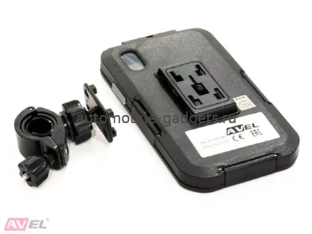 DRCXRIPHONE Водонепроницаемый чехол/ держатель для iPhone XR на велосипед и мотоцикл (черный)