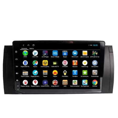 Parafar PF395XHD штатная магнитола для BMW X5 (E53), 5-я серия (E39), 7-я серия (E38) на Android 13 с 4GB, DSP, 4G