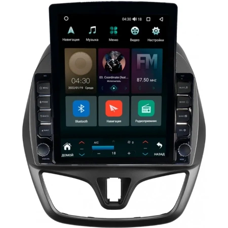 Chevrolet Spark 4 (M400) 2015-2024 Canbox M-Line 5610-9-1235 на Android 10 (4G-SIM, 2/32, DSP, QLed, Tesla)