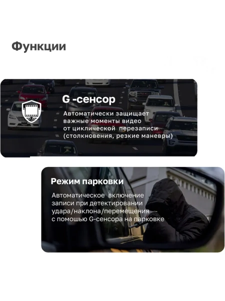 Видеорегистратор с двумя камерами SilverStone F1 Taxi III 4K