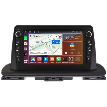 Штатная магнитола Canbox H-Line 7832-9-976 для Kia Cerato 4, Forte 3 2018-2024 на Android 10 (4G-SIM, 4/32, DSP, IPS) С крутилками