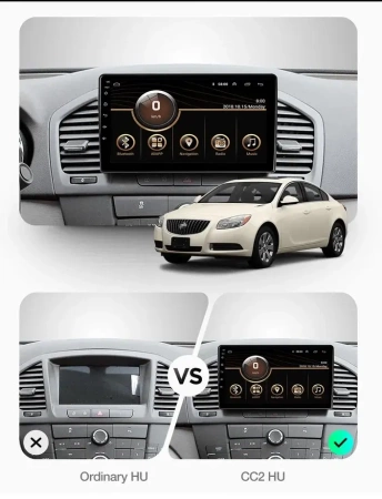 Carmedia OL-9267-Q-TS105 Штатная магнитола для Buick Regal, Opel Insignia 2008-2013 на Android 14 c 6GB, DSP, 4G