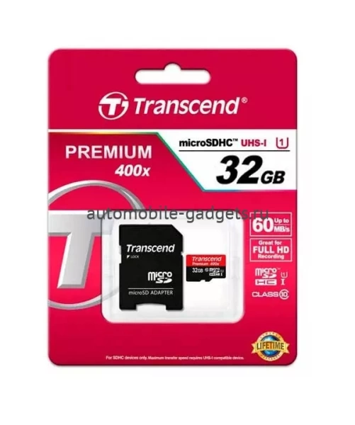 TRANSCEND PREMIUM 32GB UHS-I (400X)
