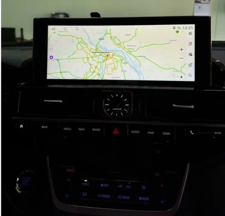 Carmedia BNR-12LCHMEG Штатная магнитола для Toyota Land Cruiser 200 2008-2015 (климат на штатном экране) на Android 13 c 8GB, DSP, 4G