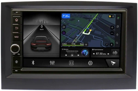 Магнитола в штатное место 2 din Kia Sportage IV 2016-2018 Canbox H-Line 5604-RP-KI052-144 на Android 10 (4G-SIM, 6/128, DSP, IPS) С крутилкой