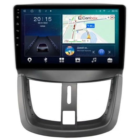 Peugeot 207 2006-2015, 207i (Iran Khodro) 2016-2024 Canbox L-Line 4167-9203 на Android 10 (4G-SIM, 3/32, TS18, DSP, QLed)