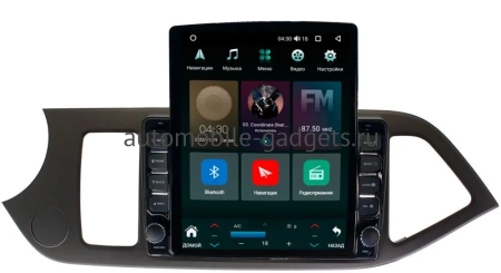 Штатная магнитола Kia Picanto 2 2011-2015 Canbox M-Line 5610-9144 на Android 10 (4G-SIM, 2/32, DSP, QLed, Tesla)