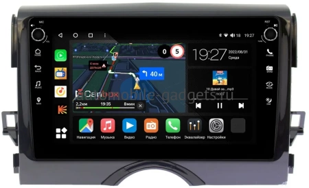 Toyota Mark X 2 2009-2019 (для авто с навигацией) Canbox M-Line 7801-9-168 Android 10 (4G-SIM, 2/32, DSP, IPS) С крутилками