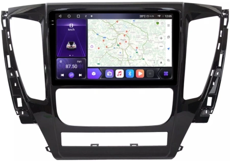 Carmedia OL-9638-P-2K магнитола для Mitsubishi Pajero Sport 2015-2019 (для авто с АКПП), FIAT Fullback на Android 12 c 4GB, DSP, 4G
