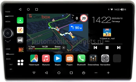 Toyota bB 2000-2005 Canbox M-Line 7840-9-1024 на Android 10 (4G-SIM, 2/32, DSP, QLed)