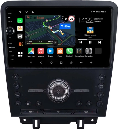 Штатная магнитола Ford Mustang 5 2009-2014 Canbox M-Line 7850-10-0035 на Android 10 (4G-SIM, 2/32, DSP, QLed)